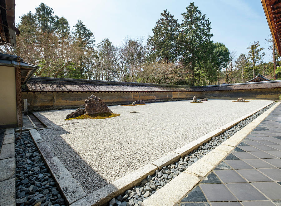 Ryouan-ji Rock Garden #1 Photograph by David L Moore