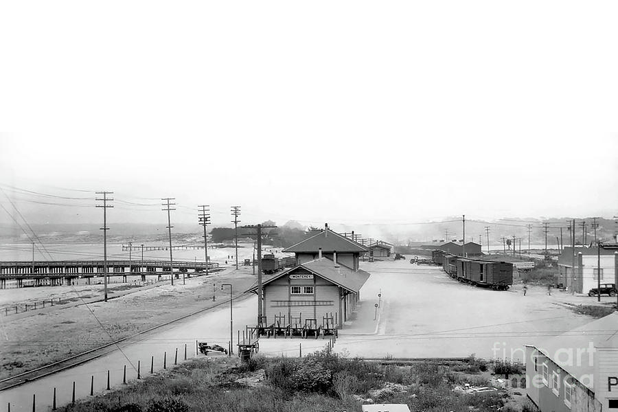 Pier Photograph - S. P. Passanger depot Monterey, Circa 1930 #1 by Monterey County Historical Society