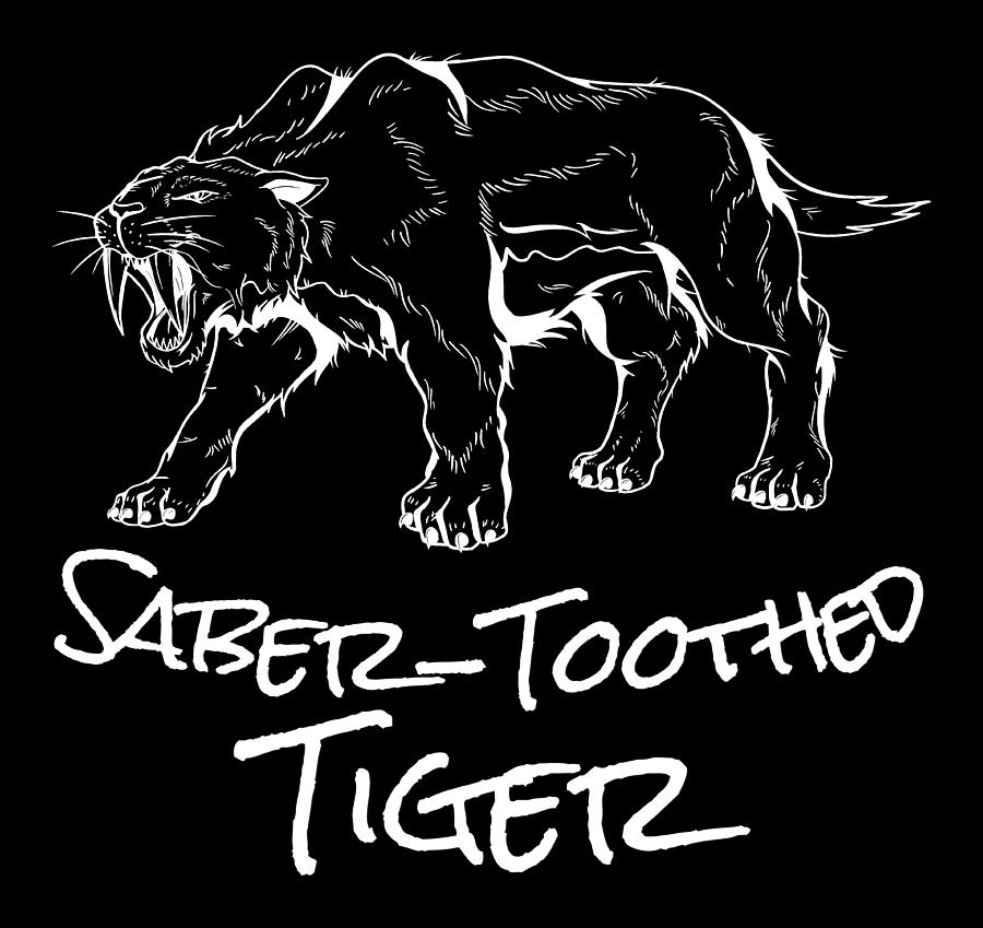 SABRE TOOTH TIGER Poster, Prehistoric Animals Art, Extinct Cat Print, Ice  Age Tiger Poster, Art for Boys Room, Wild Cat Drawing, Art for Him - Etsy