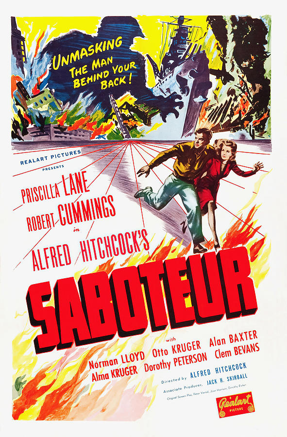 SABOTEUR -1942-, directed by ALFRED HITCHCOCK. #1 Photograph by Album
