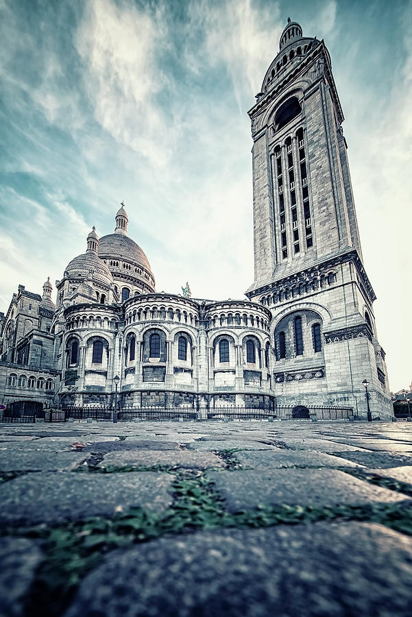 Architecture Photograph - Sacre-Coeur Basilica #1 by Manjik Pictures