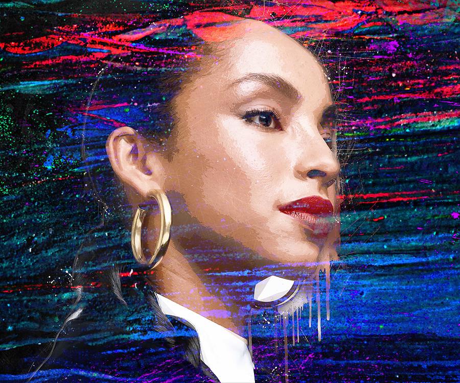 Sade Adu 3 Digital Art by Rhett Salin