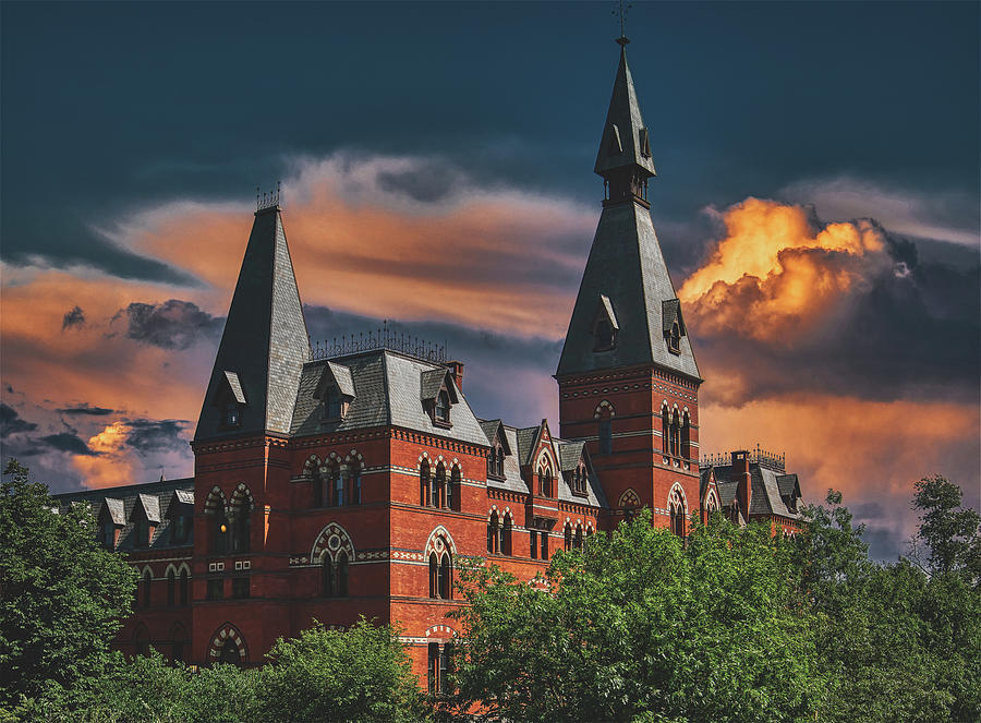 Sage Hall - Cornell University #1 Photograph by Mountain Dreams - Fine ...