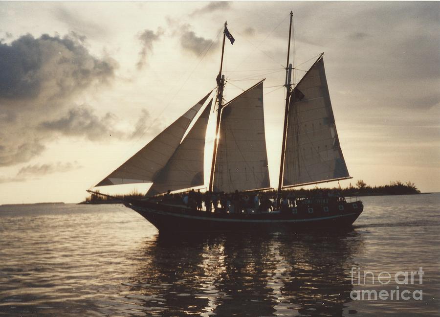 Sailing in Key West, Florida 3 #1 Photograph by World Reflections By Sharon