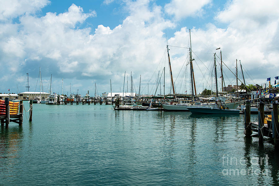 Sailing In Key West Florida Photograph
