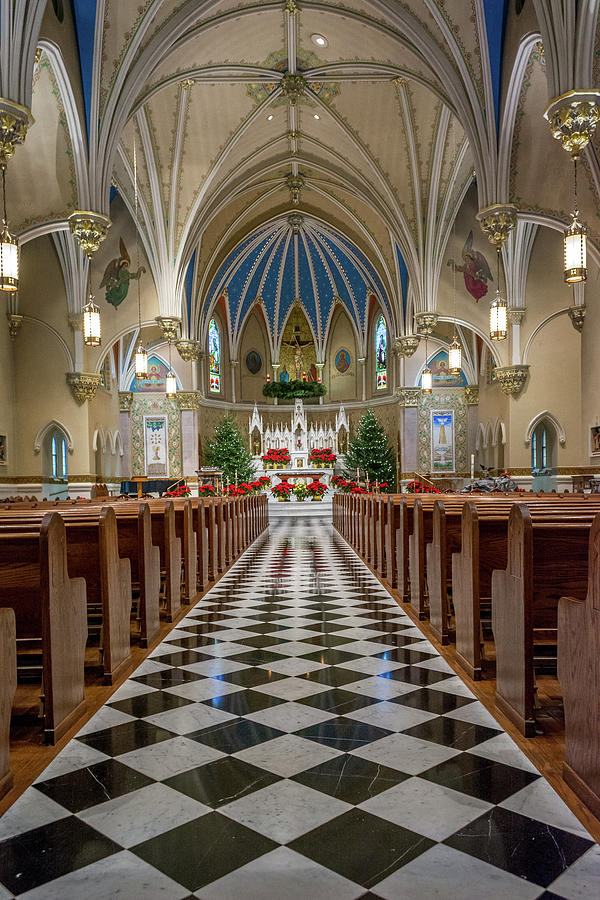 St. Mark's Roman Catholic Church, Peoria, Interior – Saint Louis Patina®