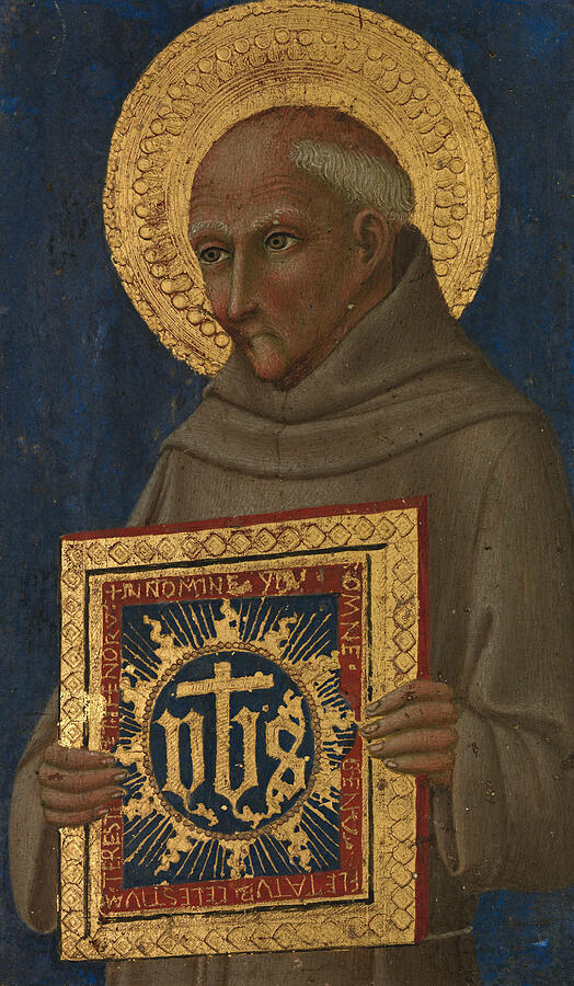 Saint Bernardino by Workshop of Sano di Pietro Saint Bernardino by Workshop of Sano di Pietro