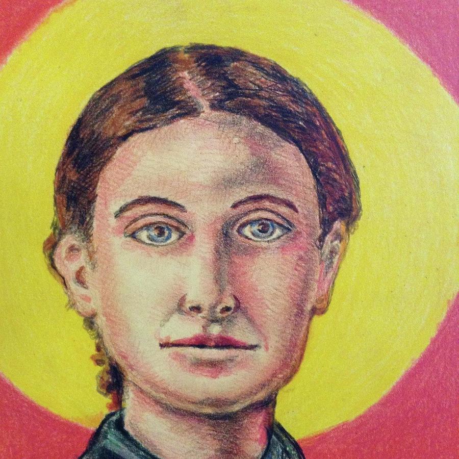 Saint Gemma Galgani Drawing By Joseph Kushnir 