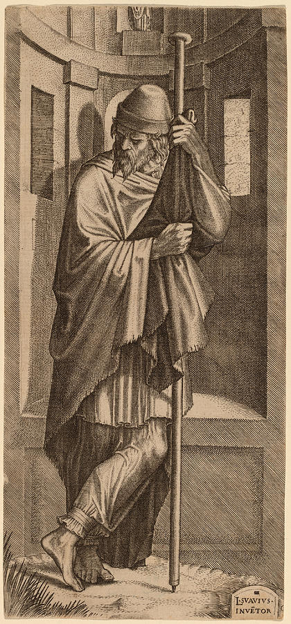 Saint James Major #2 Drawing by Lambert Suavius