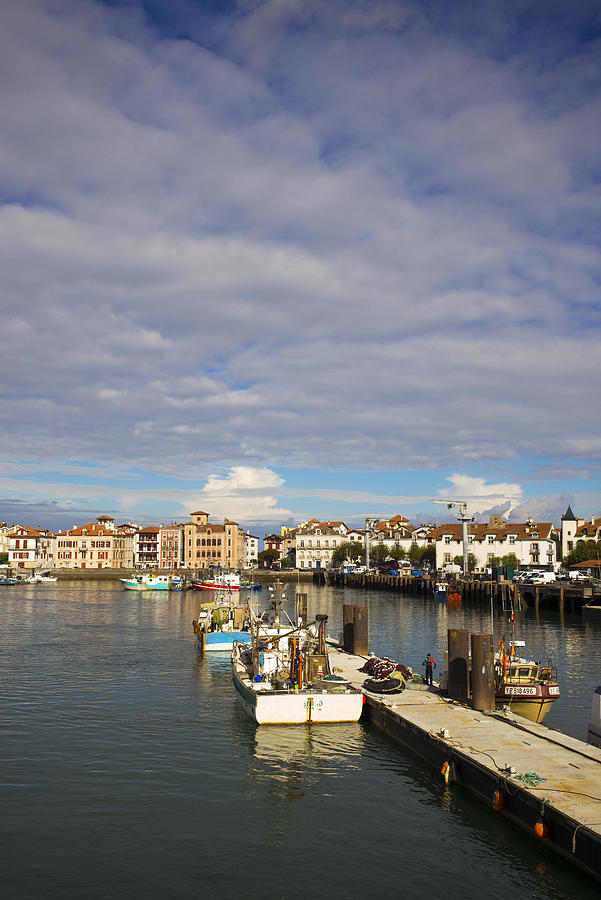 SAINT JEAN DE LUZ: harbour (Pays Basque - France) #1 Photograph by Patrice Coppee