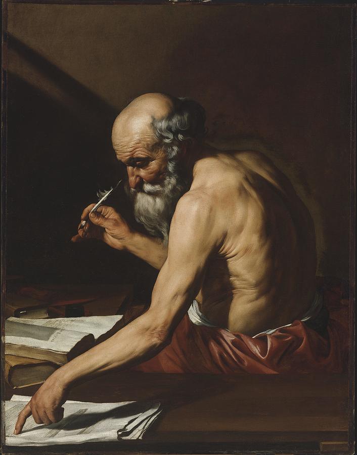 Jusepe De Ribera Painting - Saint Jerome  #1 by Jusepe de Ribera