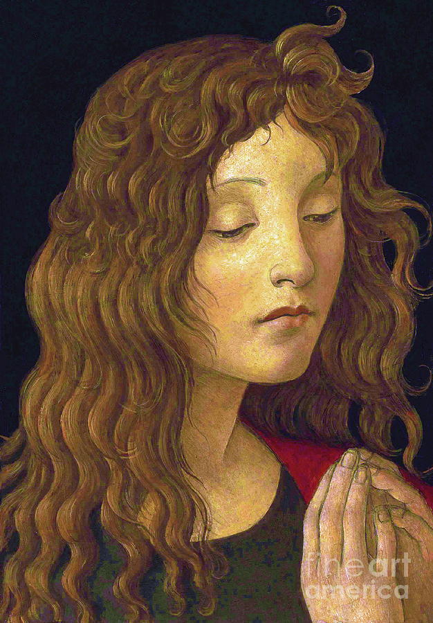 Saint John the Baptist #1 Painting by Sandro Botticelli