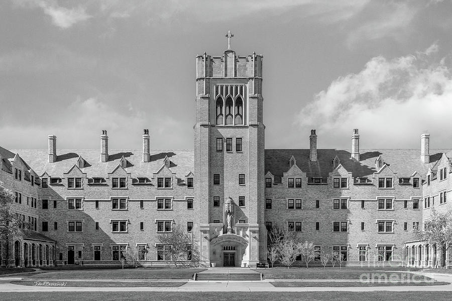 Saint Marys College Le Mans Hall Photograph by University Icons