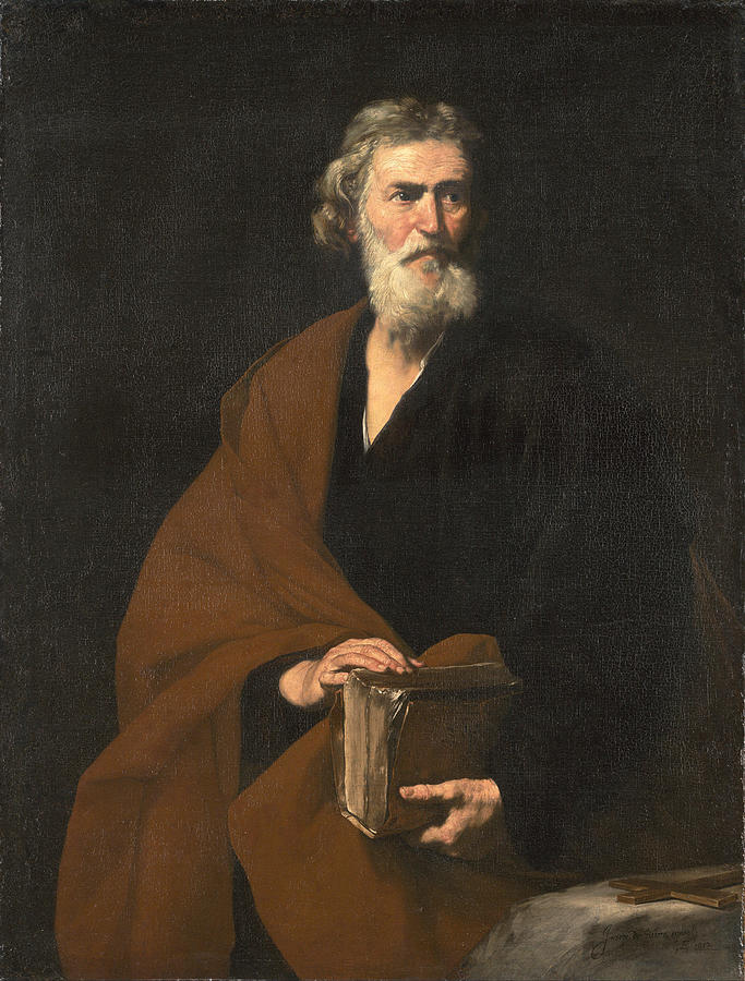 Jusepe De Ribera Painting - Saint Matthew  #1 by Jusepe de Ribera
