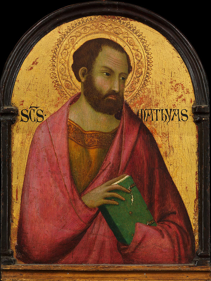 Saint Matthias #2 Painting by Workshop of Simone Martini