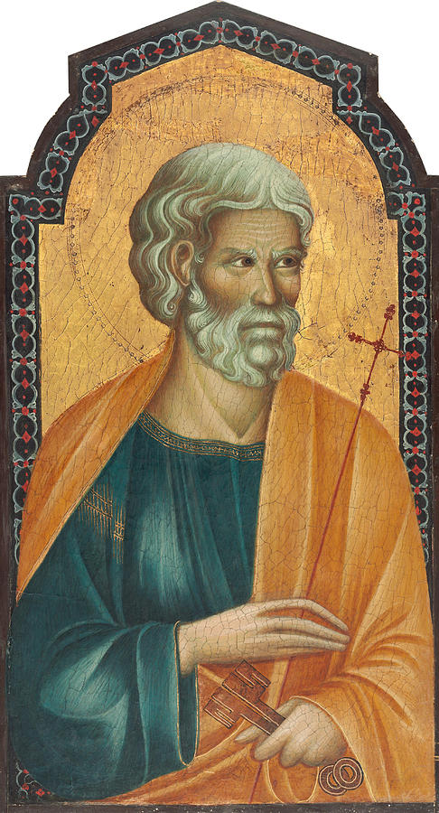 Saint Peter #3 Painting by Grifo di Tancredi