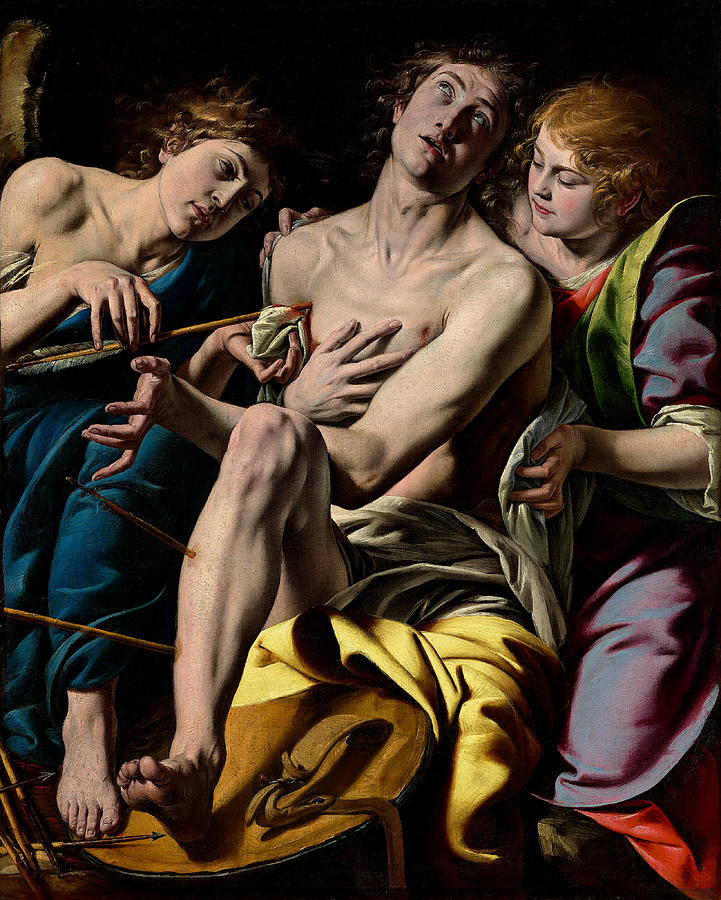Saint Sebastian  #2 Painting by Tanzio da Varallo