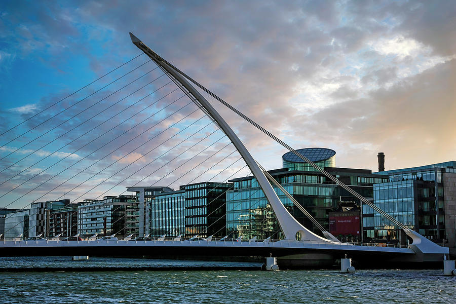 Sam Beckett bridge Dublin #1 Photograph by Chris Smith