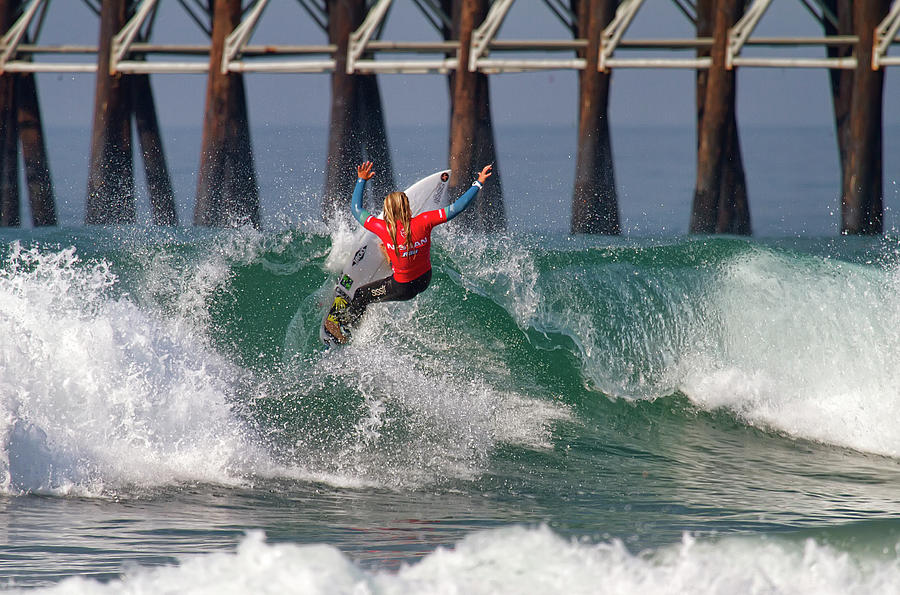Samantha Sibley Surfer #1 Photograph by Waterdancer