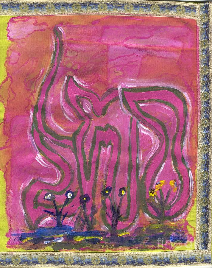 SAMPLE ONLY. NOT for sale. Rachel #1 Painting by Hebrewletters SL