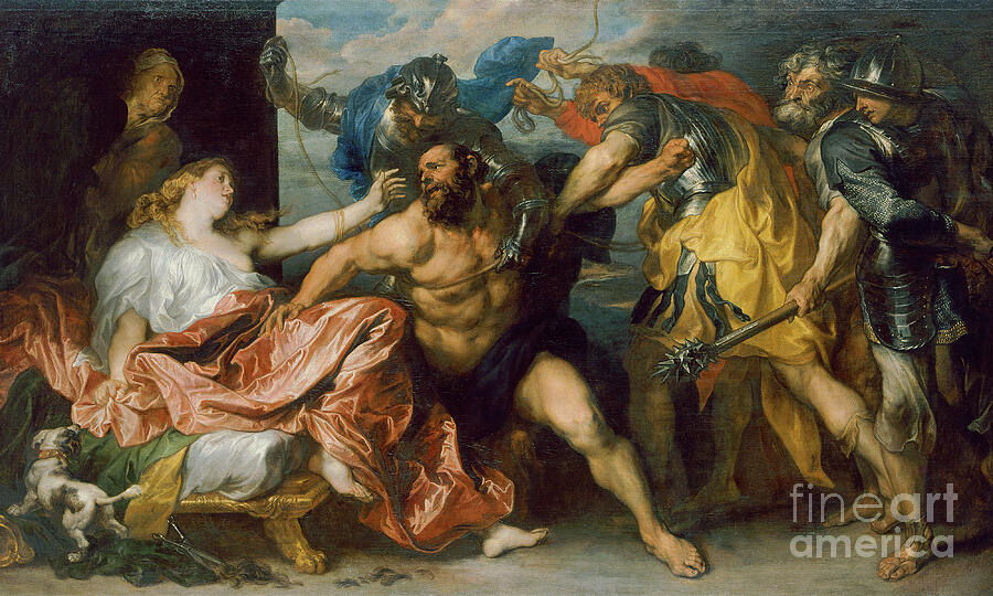 Samson and Delilah Art Print