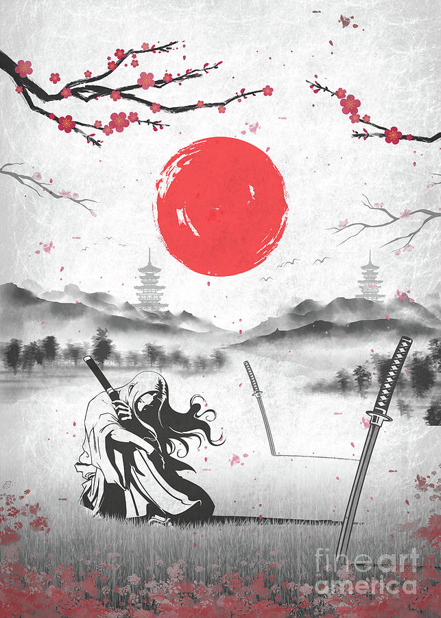 Samurai warrior Digital Art by Thomas - Fine Art America