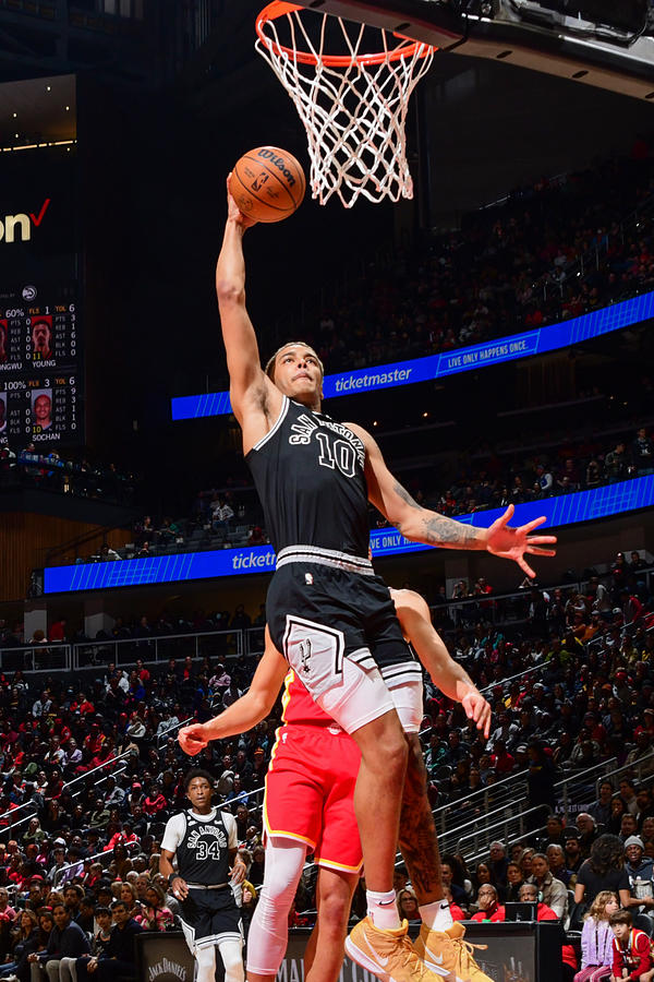 San Antonio Spurs V Atlanta Hawks #1 By Scott Cunningham