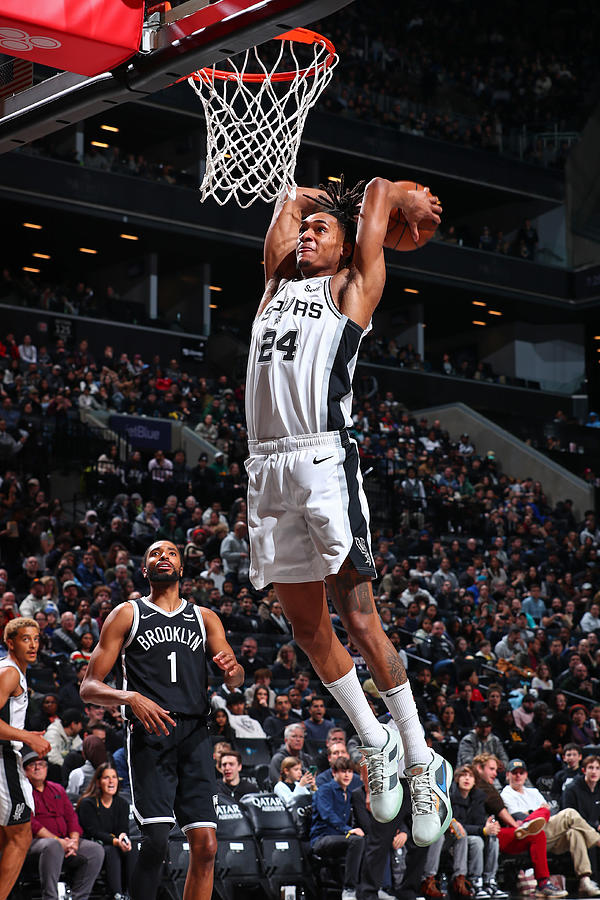 San Antonio Spurs v Brooklyn Nets #1 Photograph by David L. Nemec