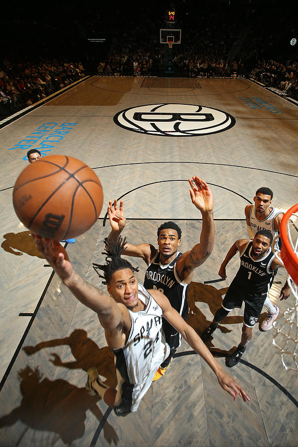 San Antonio Spurs v Brooklyn Nets #1 Photograph by Nathaniel S. Butler