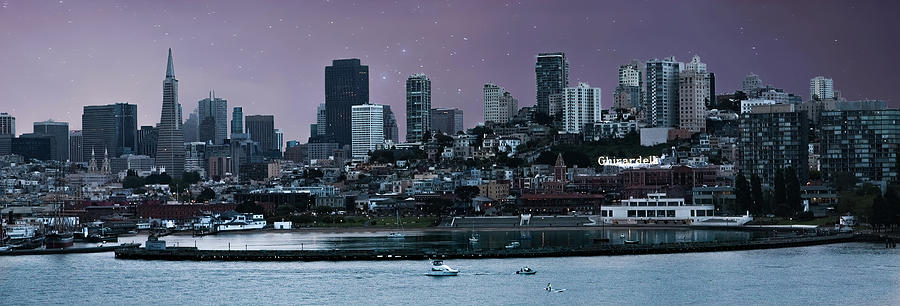 San Francisco by Night #1 Photograph by Darryl Brooks