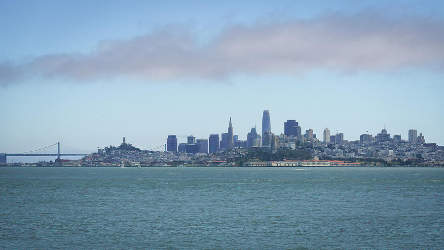 Afternoon San Francisco Skyline and Bay Bridge Photograph by Lindsay Thomson