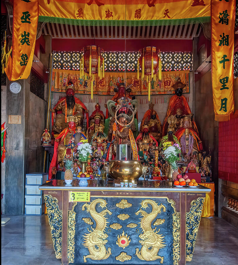 San Jao Jui Tui Right Altar DTHP0533 Photograph by Gerry Gantt