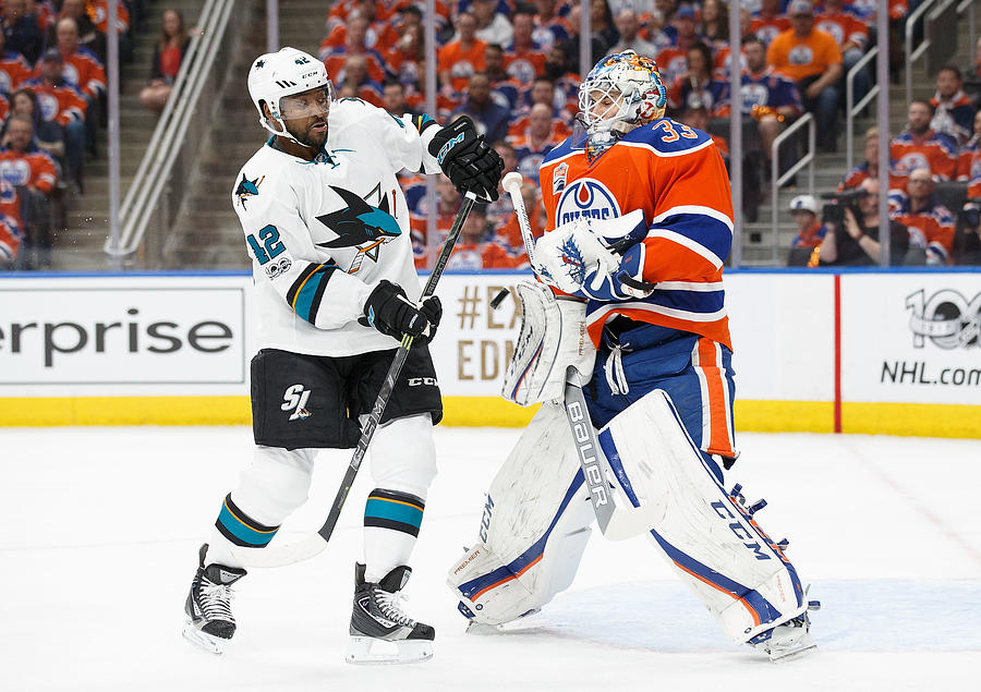 San Jose Sharks v Edmonton Oilers - Game One #1 Photograph by Codie McLachlan