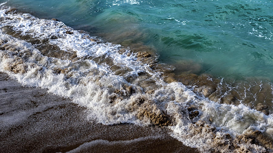 Sand And Sea Photograph