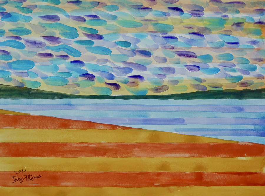 Sand Point #1 Painting by Troy Thomas