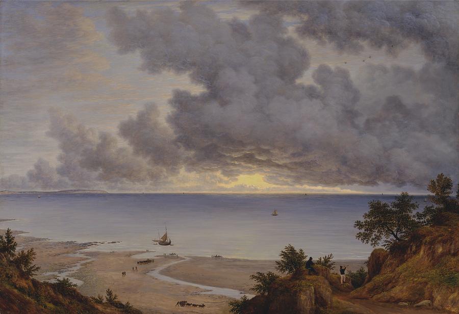 John Glover Painting -  Sandown Bay  from near Shanklin Chine  Isle of Wight  #1 by John Glover