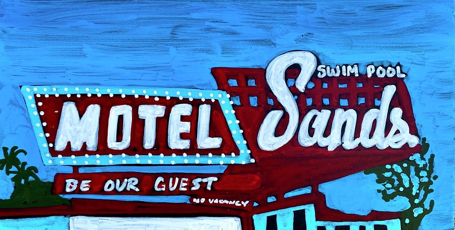 Sands Motel St. George Utah #1 Drawing by Kirsten Beitler