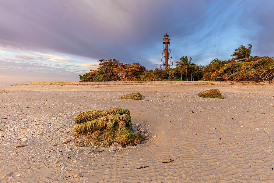 sanibel-lighthouse-beach-at-low-tide-ii-photograph-by-claudia-domenig-fine-art-america