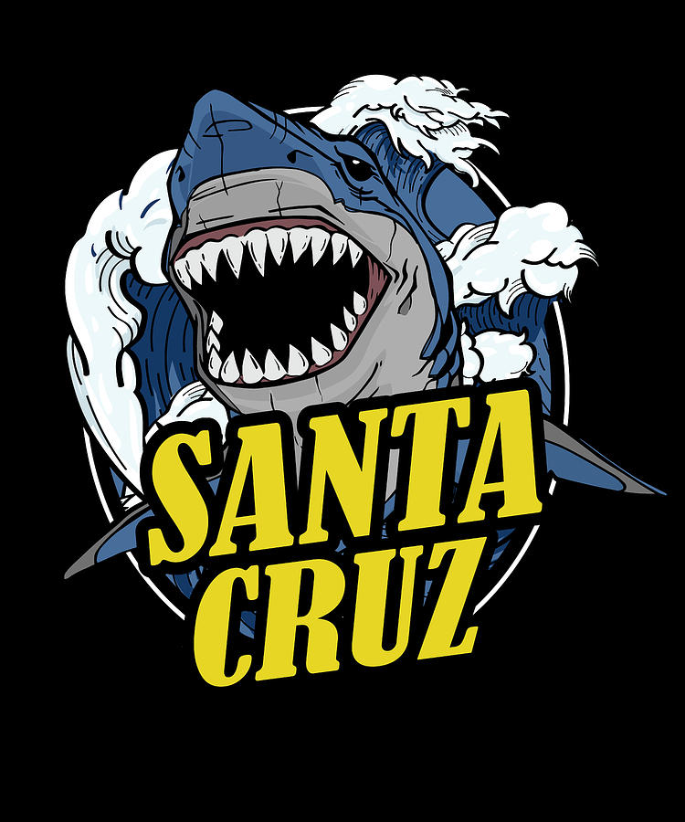 Santa Cruz California Shark Digital Art by Michael S - Fine Art America