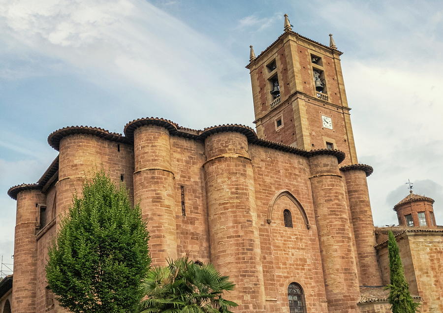 Santa Maria la Real monastery in Najera, Rioja, Spain #1 Photograph by Elenarts - Elena Duvernay photo