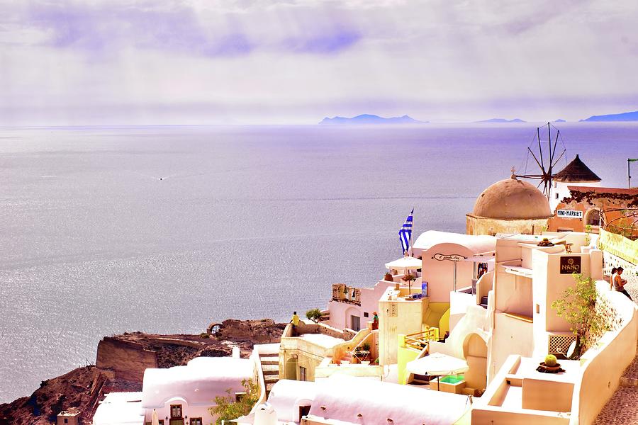 Santorini #1 Photograph by John Babis