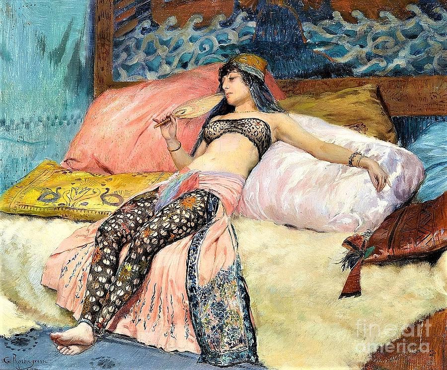 Sarah Bernhardt Painting