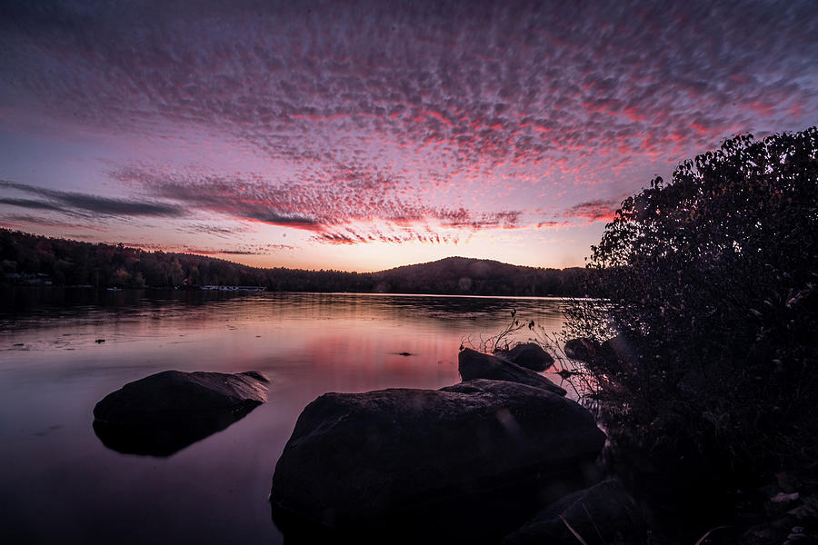 Saranac Sunset #1 Photograph by Dave Niedbala