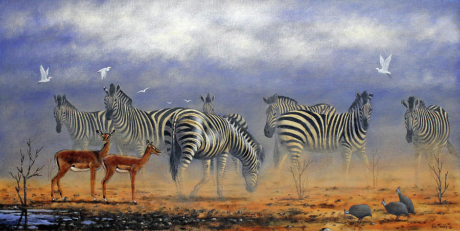 Savuti Painting by Joe Marais - Fine Art America