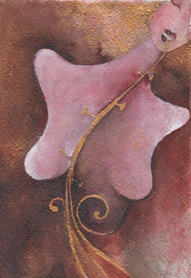 Sax player #1 Painting by Maya Manolova