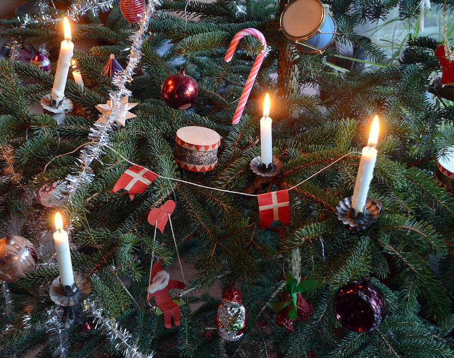 Scandinavian style Christmas tree #1 Photograph by Nemoris