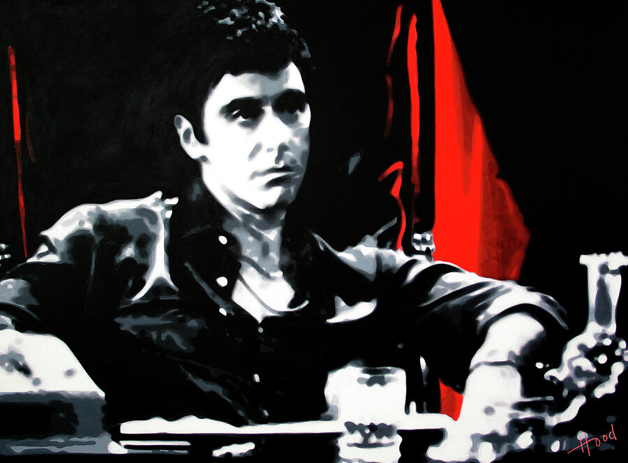 Scarface #1 Painting by Hood MA Central St Martins London