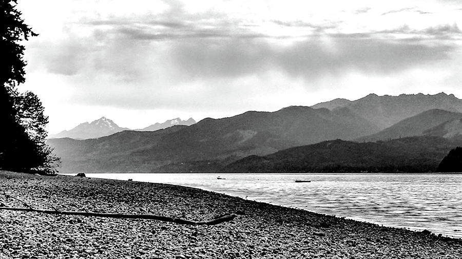 Scenic Beach No. 5 Black-and-White Photograph by Sarah Dotson - Fine ...