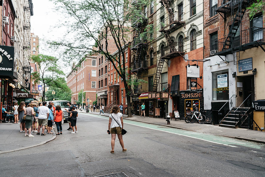 Scenic view of MacDougal Street in New York Photograph by JJF ...