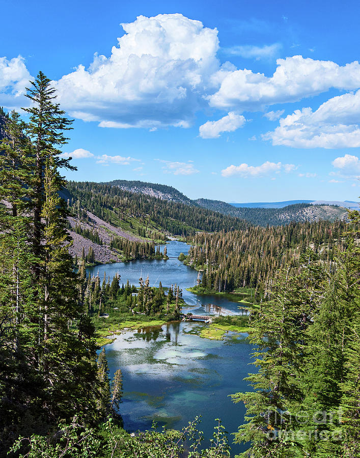 Scenic View Of Mammoth Lakes In California. Photograph